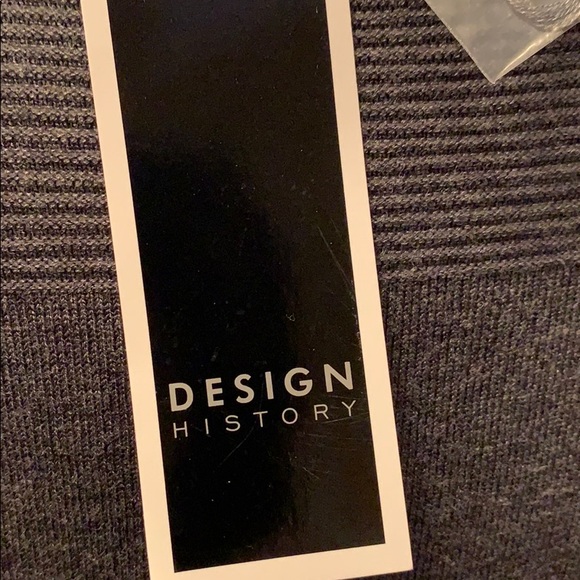 Gray and White Sweater Dress - Picture 4 of 5